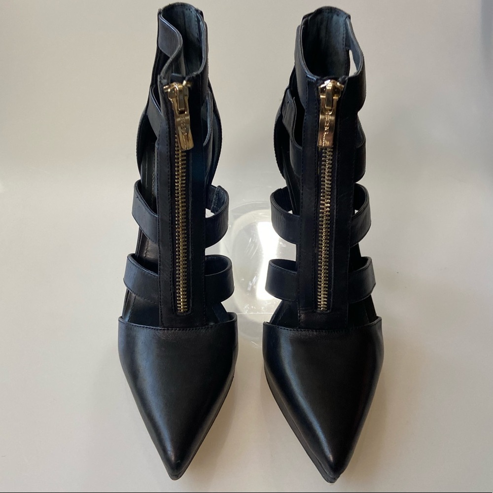 Bcbgeneration Caged Black Platform Pump - Size 7.5 - image 3